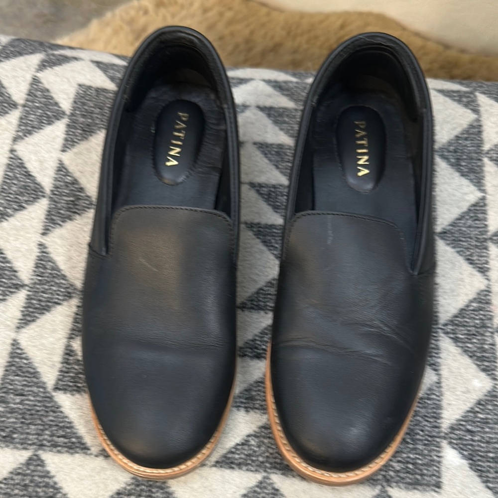 Portland Leather Black Loafers